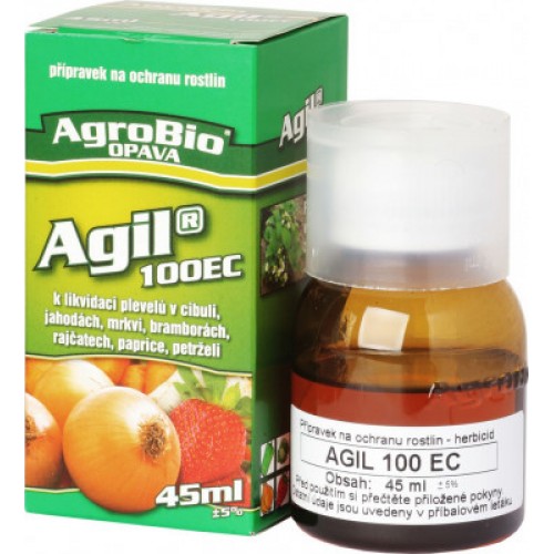 AgroBio AGIL 100 EC 45 ml herbicíd na ničenie burín v zelenine 004080